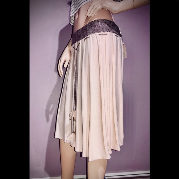 NICK & MO • Cream Winter Textile Skirt / (S) NWT! - Picture 2 of 7